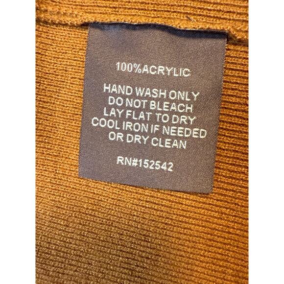 Patricia Nash Boho Button Hooded Cape Poncho Coat Jacket Tassels Flowy OS Brown - Picture 10 of 11